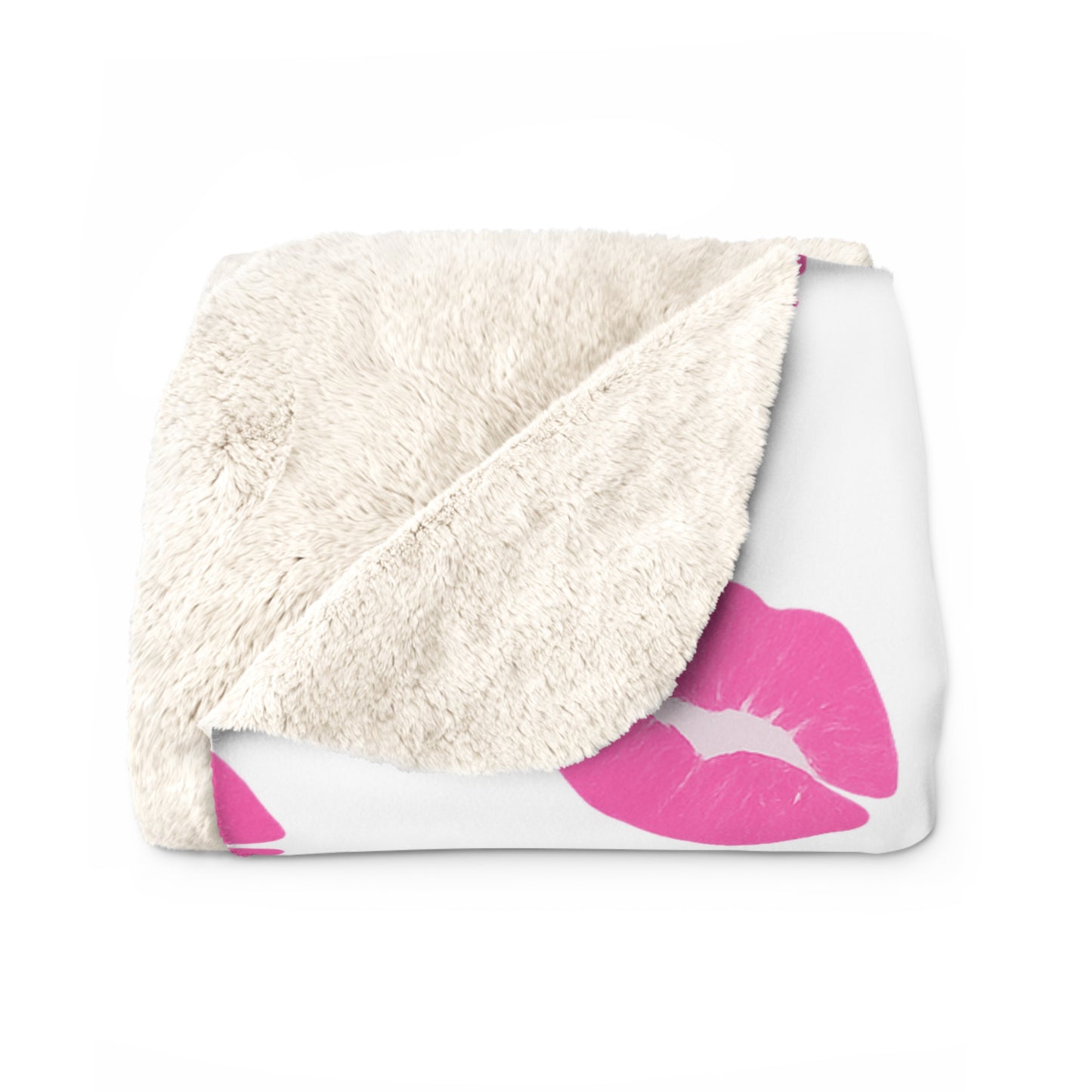 Belle Kissed Sherpa Fleece Blanket