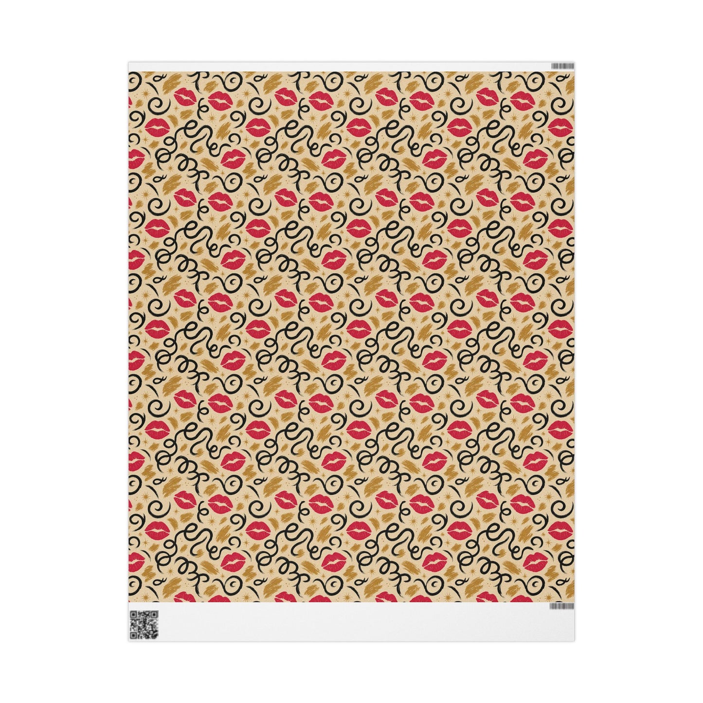 “Festive kisses”Wrapping Paper