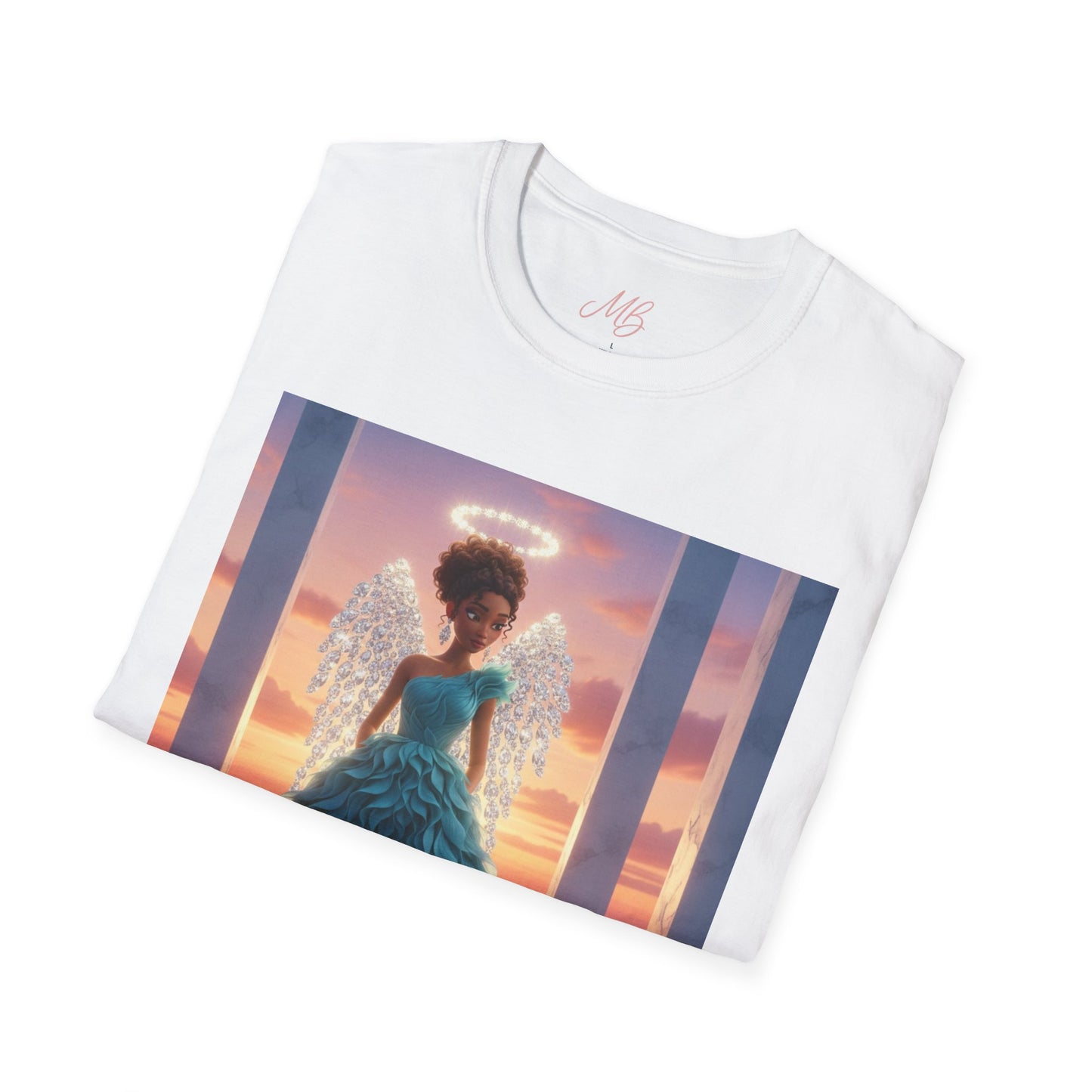 Mini Models “Haloed Empress” Angel Graphic T-Shirt – Celestial Couture Edition