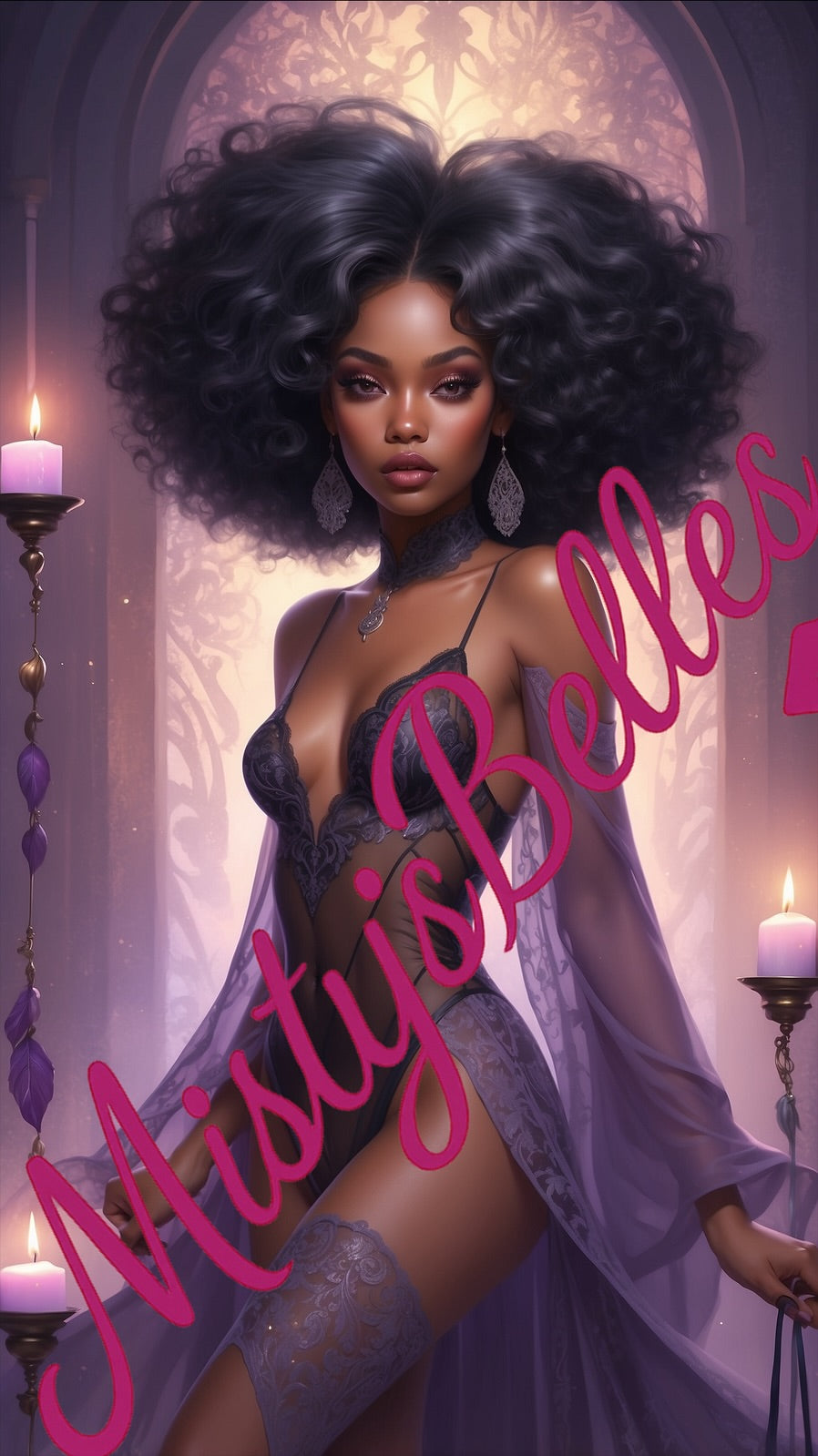 🌙 Luna Belle – Dream Witch Premium Wallpaper 8 Pack (Exclusive Edition)