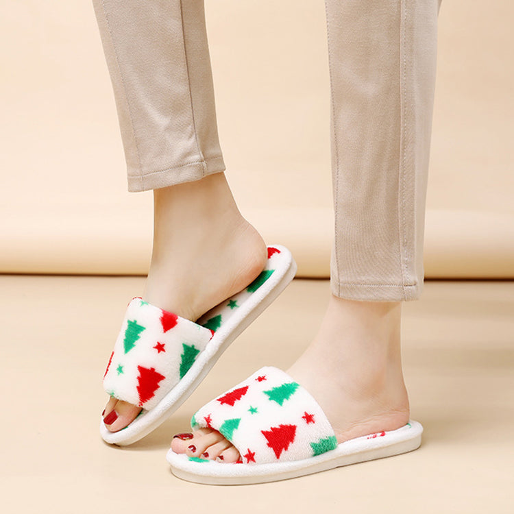 Cozy Belle Plush Slippers β Holiday Edition πβ¨
