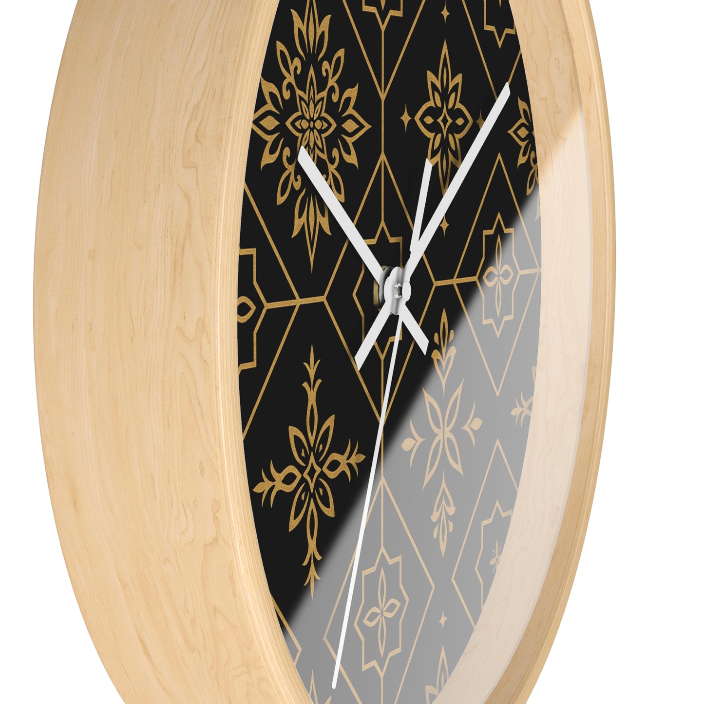 Zahara Belle Signature Clock
Moroccan Gold Geometric Wall Clock – Luxe Boho Pattern Home Decor
