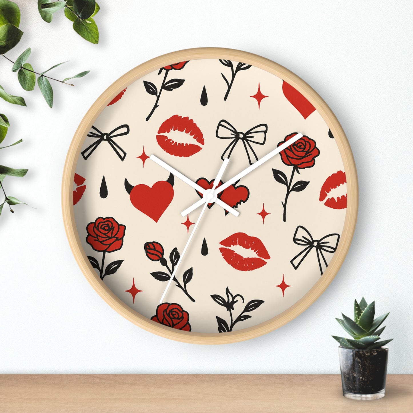 “Anna”Signature: “Sweet Trouble” Retro Pin-Up Pattern – Red & Black Collection