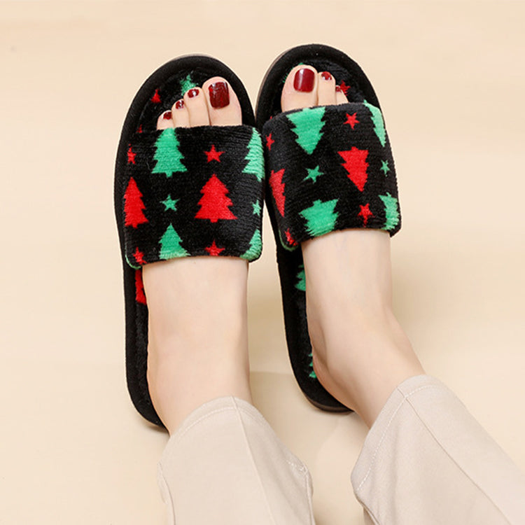 Cozy Belle Plush Slippers β Holiday Edition πβ¨