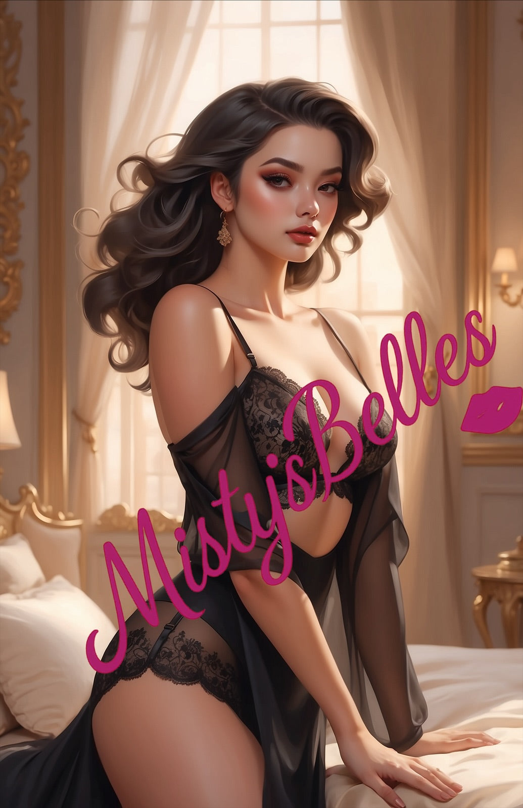 🌹✨ Camille’s Midnight Muse phone Wallpaper ✨