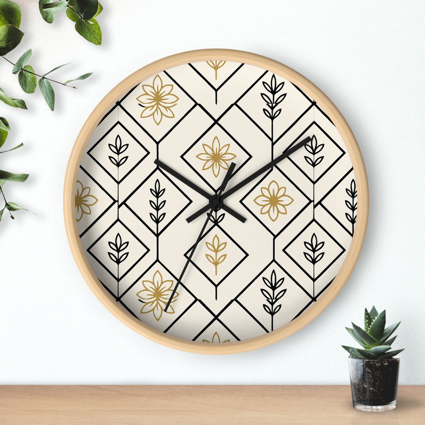 “Camille” Wall Clock - Refined and Chic Home Decor