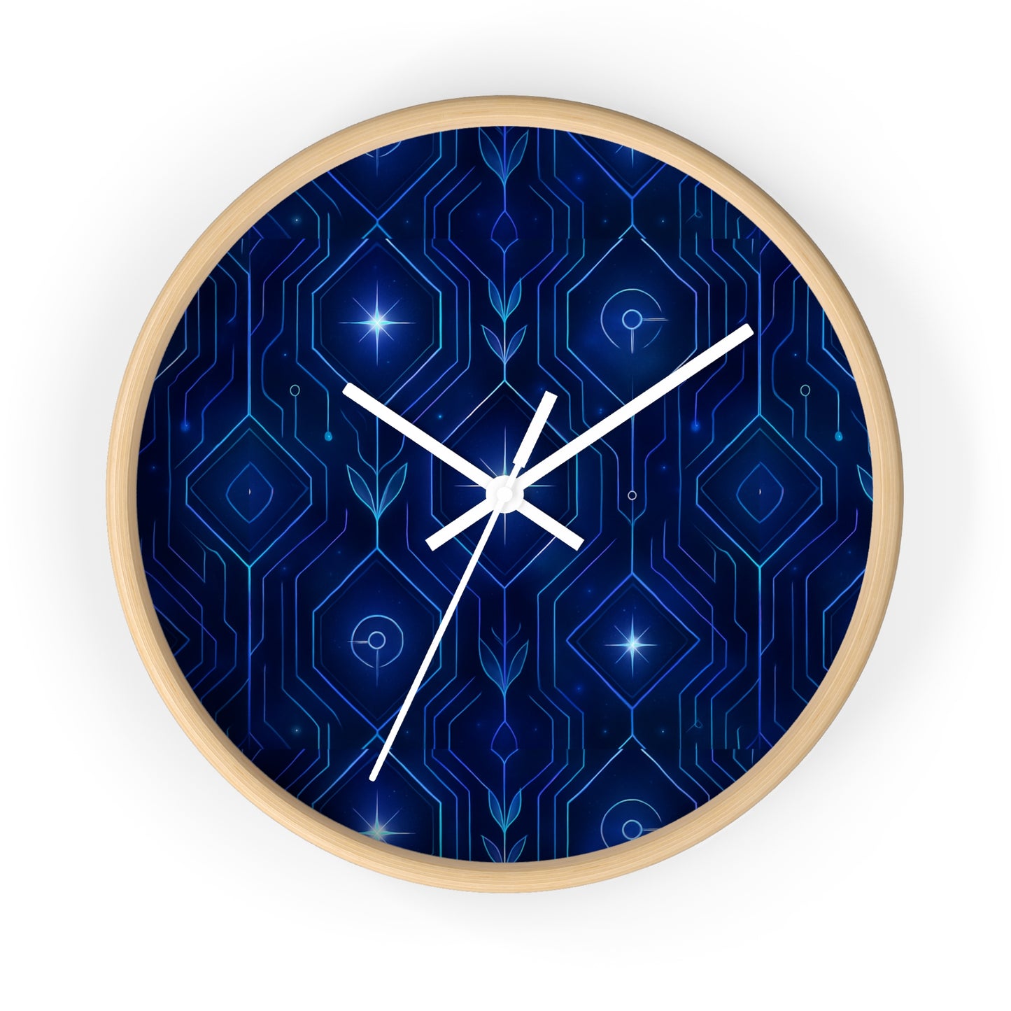Nova Belle Signature Clock
Neon Cosmic Galaxy Wall Clock – Futuristic Sci-Fi Pattern Room Decor