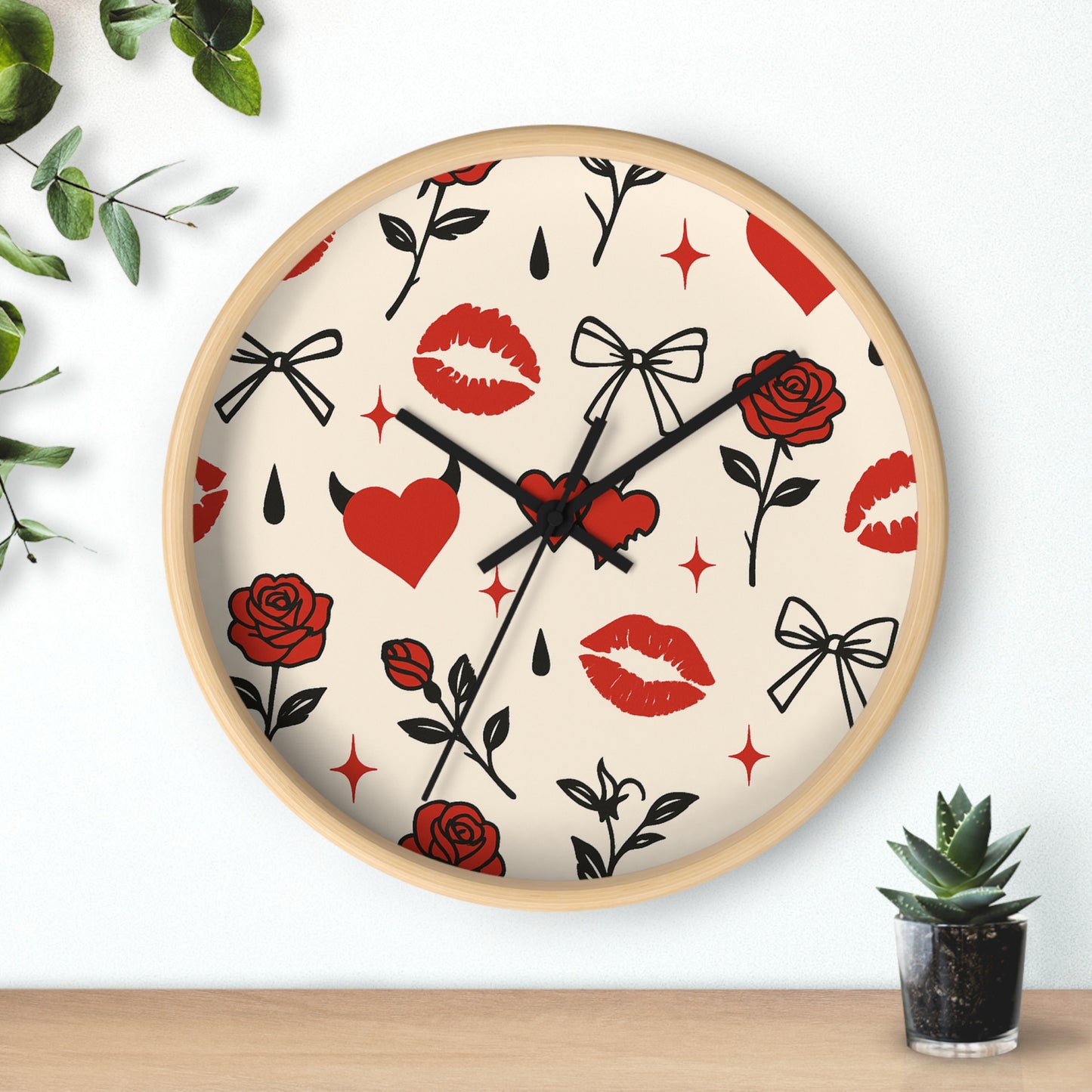 “Anna”Signature: “Sweet Trouble” Retro Pin-Up Pattern – Red & Black Collection