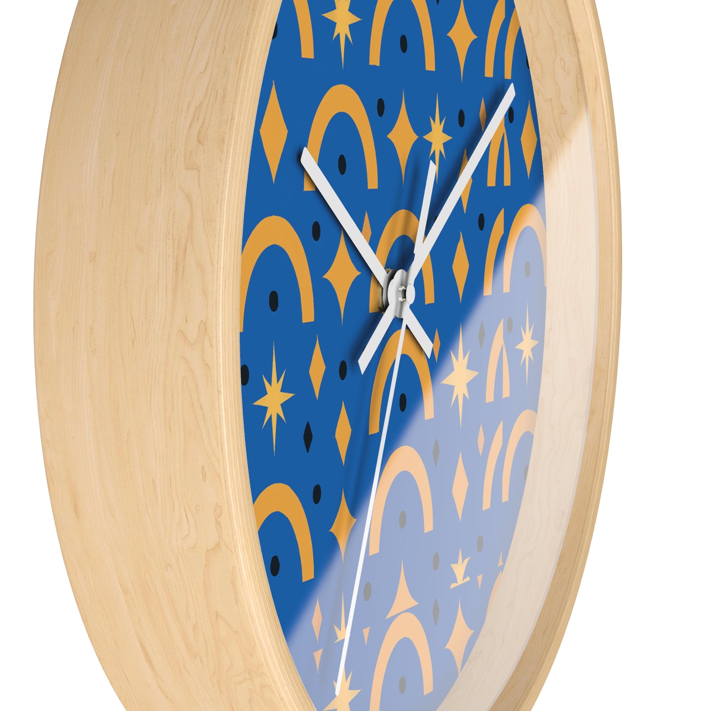 Blue Dawn Retro Wall Clock