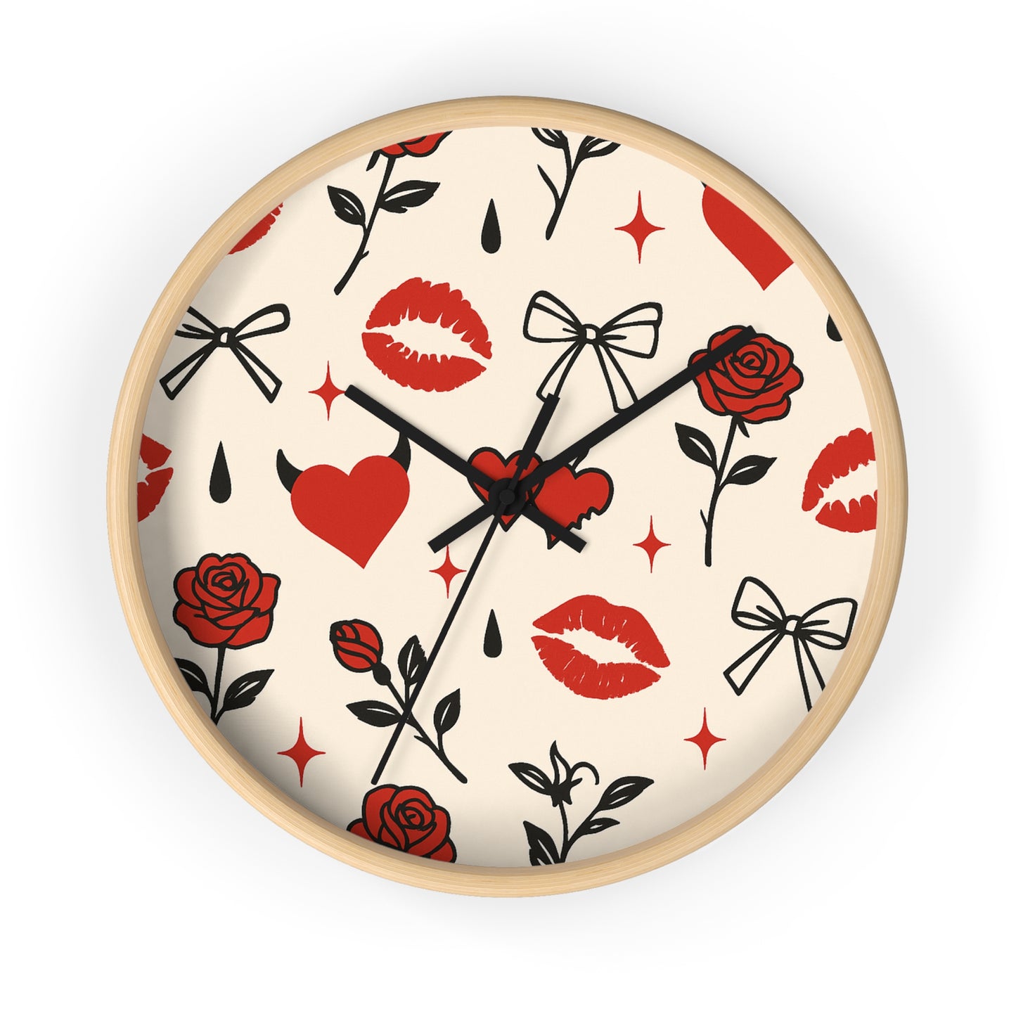 “Anna”Signature: “Sweet Trouble” Retro Pin-Up Pattern – Red & Black Collection