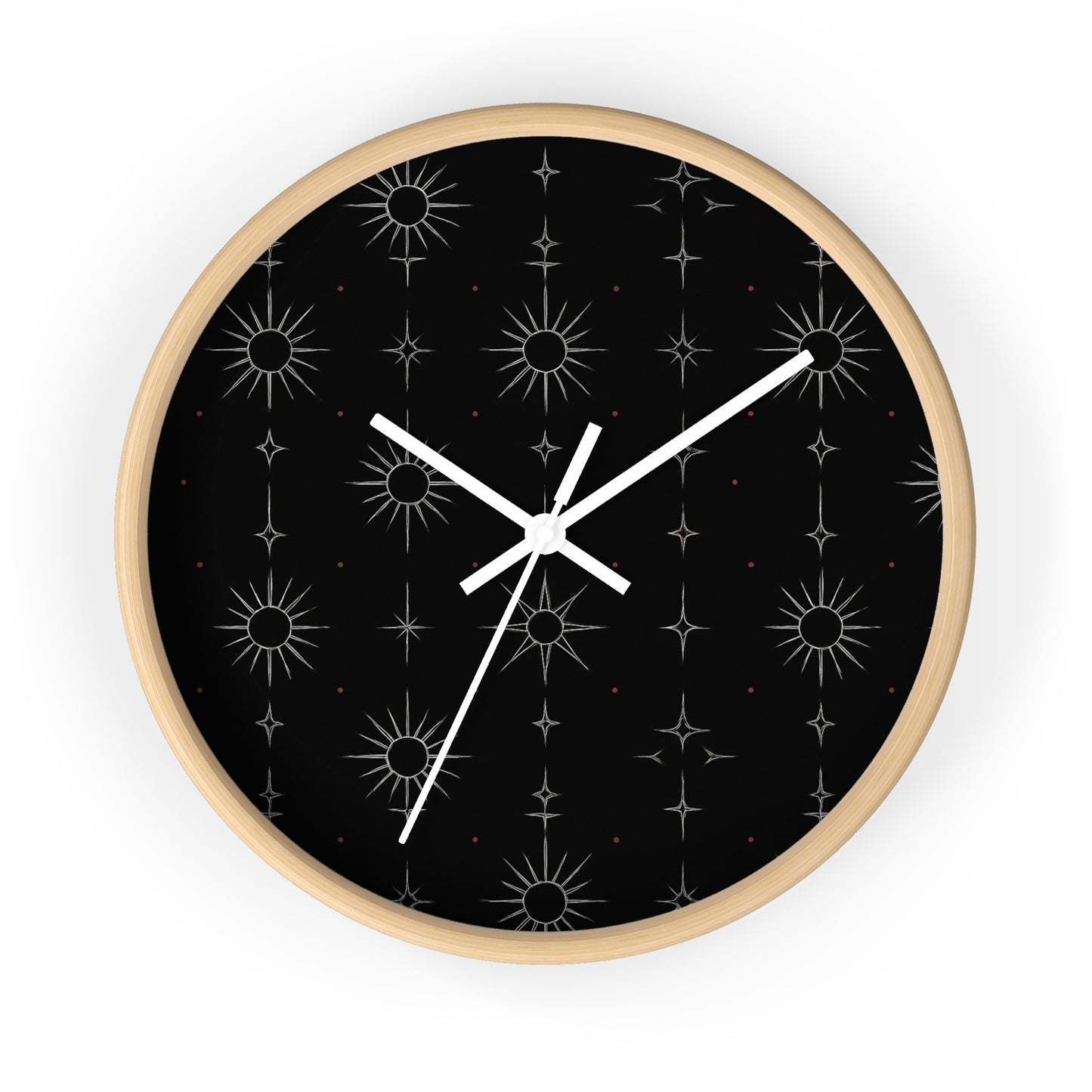 Midnight Starburst Wall Clock