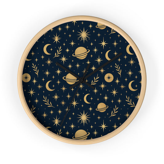 Cosmic Elegance Clock
