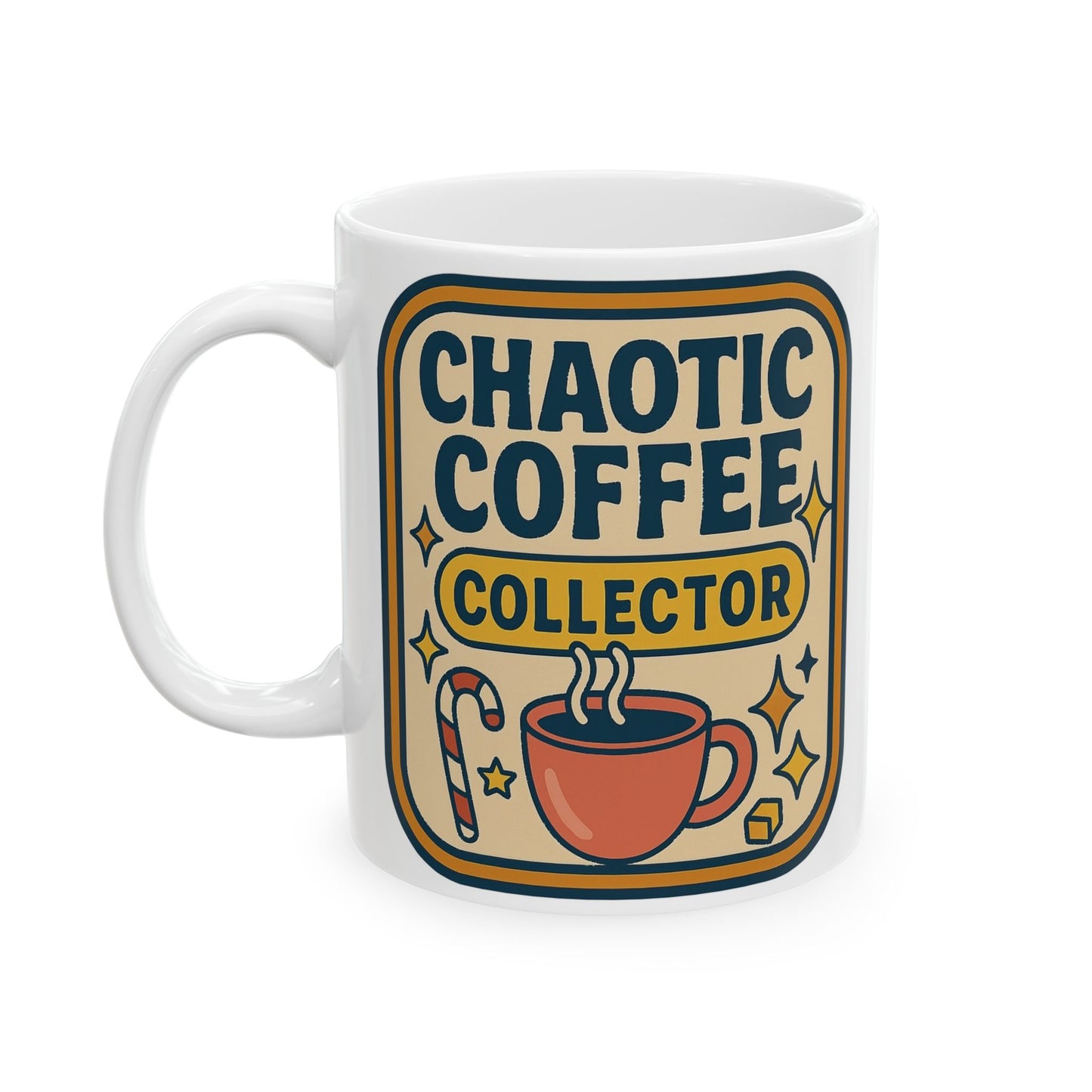 Coffee Mug — "Chaotic Coffee Converter" Retro Ceramic Mug (11oz, 15oz)