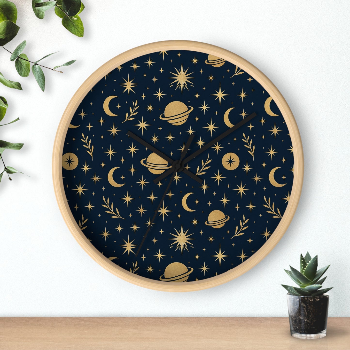 Cosmic Elegance Clock