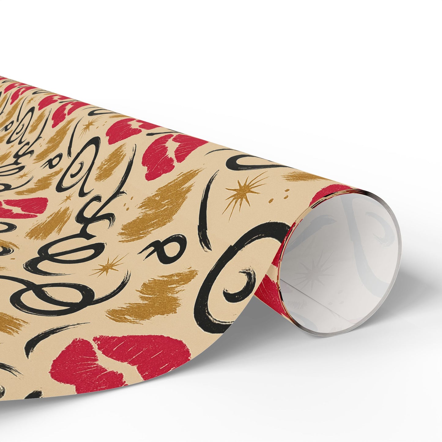 “Festive kisses”Wrapping Paper