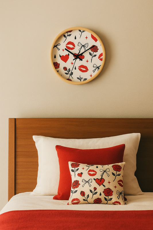 “Anna”Signature: “Sweet Trouble” Retro Pin-Up Pattern – Red & Black Collection