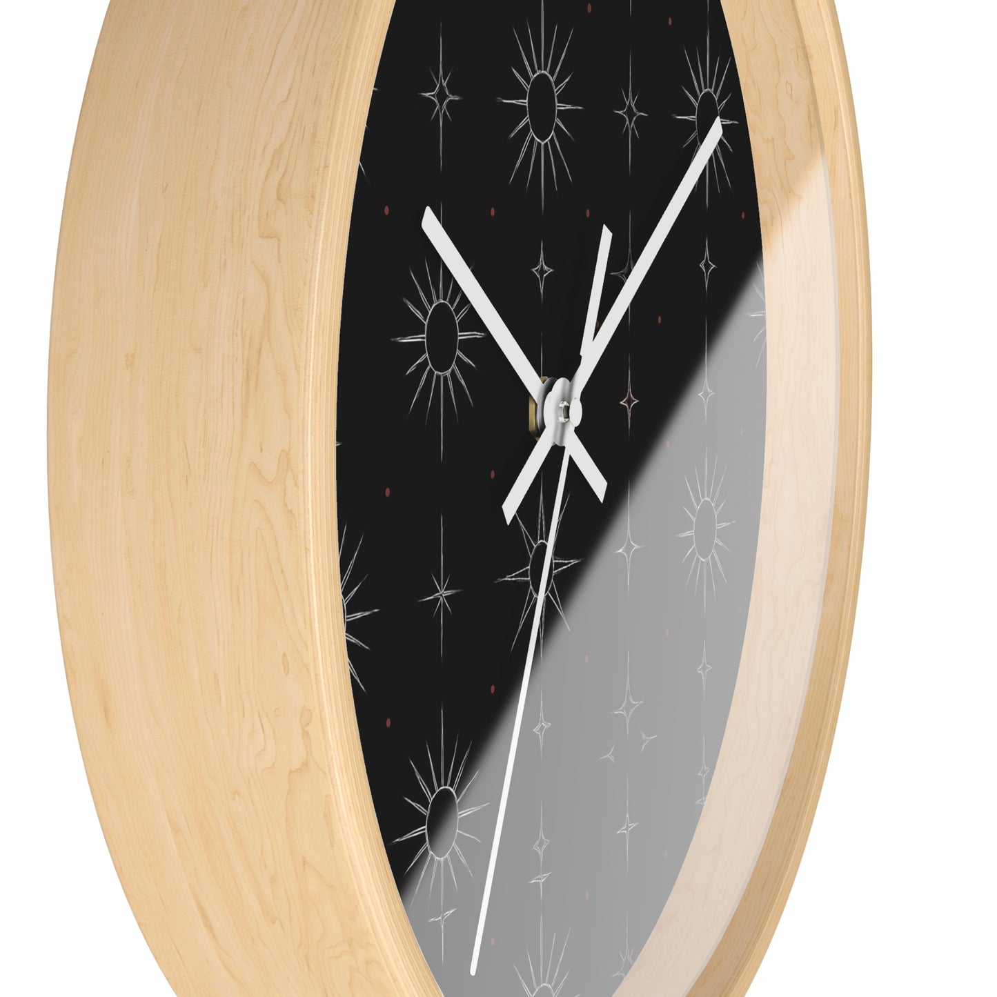 Midnight Starburst Wall Clock