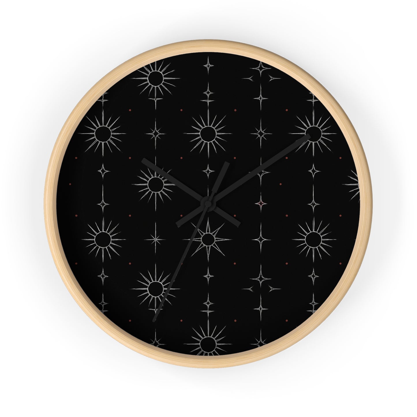 Midnight Starburst Wall Clock