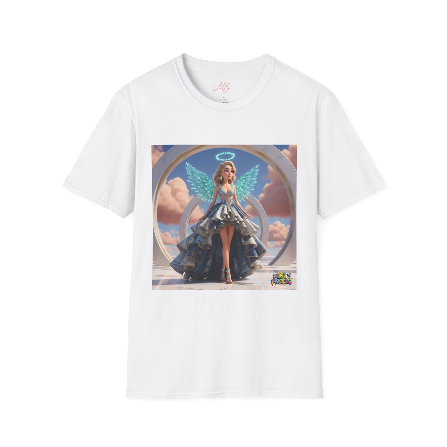 Mini Models “Haloed” Angel Graphic T-Shirt – Celestial Muse Edition