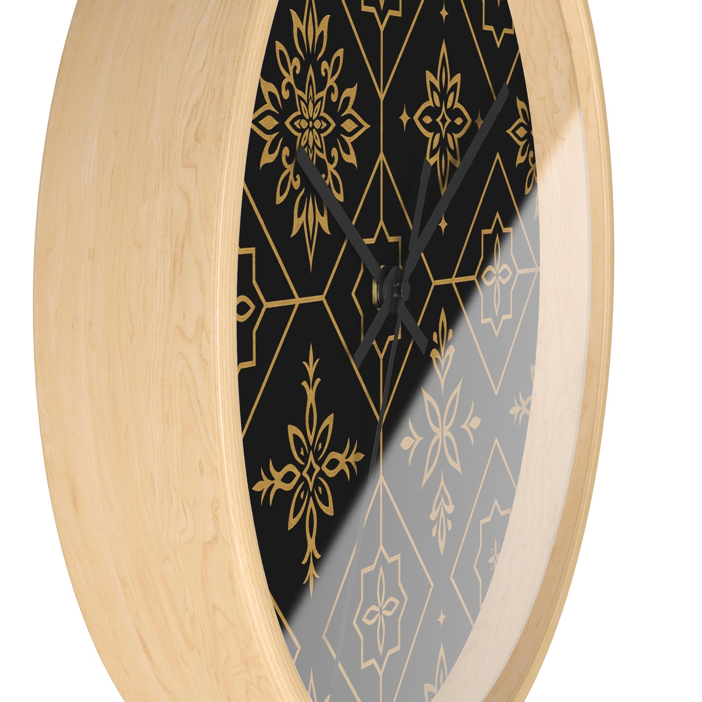 Zahara Belle Signature Clock
Moroccan Gold Geometric Wall Clock – Luxe Boho Pattern Home Decor