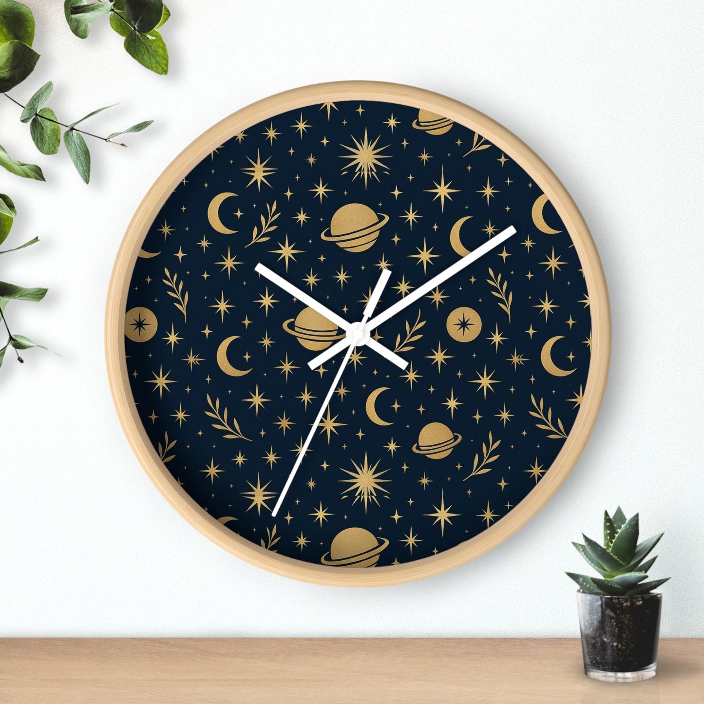 Cosmic Elegance Clock