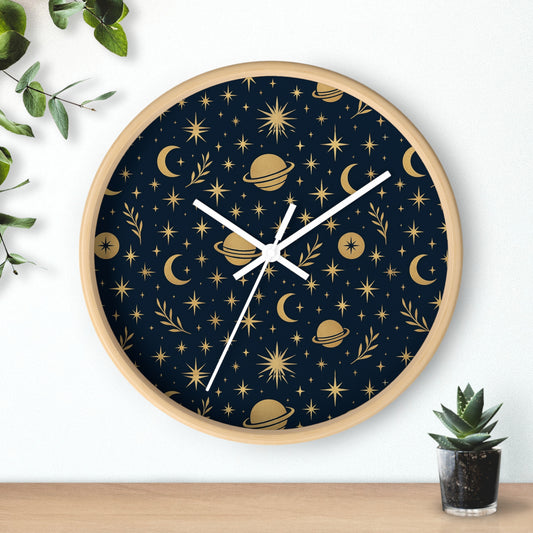 Cosmic Elegance Clock