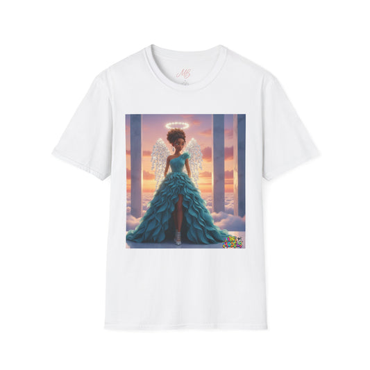 Mini Models “Haloed Empress” Angel Graphic T-Shirt – Celestial Couture Edition
