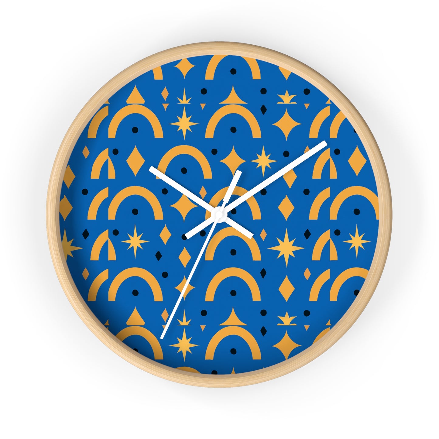 Blue Dawn Retro Wall Clock