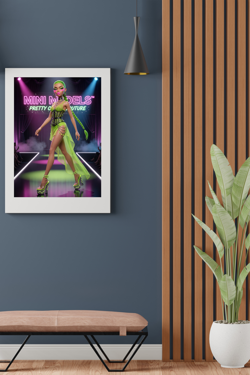 MINI MODELS™ PRETTY CHAOS COUTURE™ Featuring Lime Light™