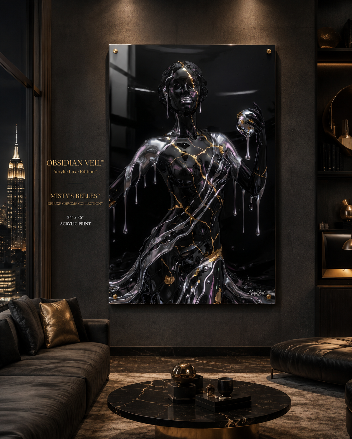 OBSIDIAN VEIL™  Acrylic Luxe Edition™