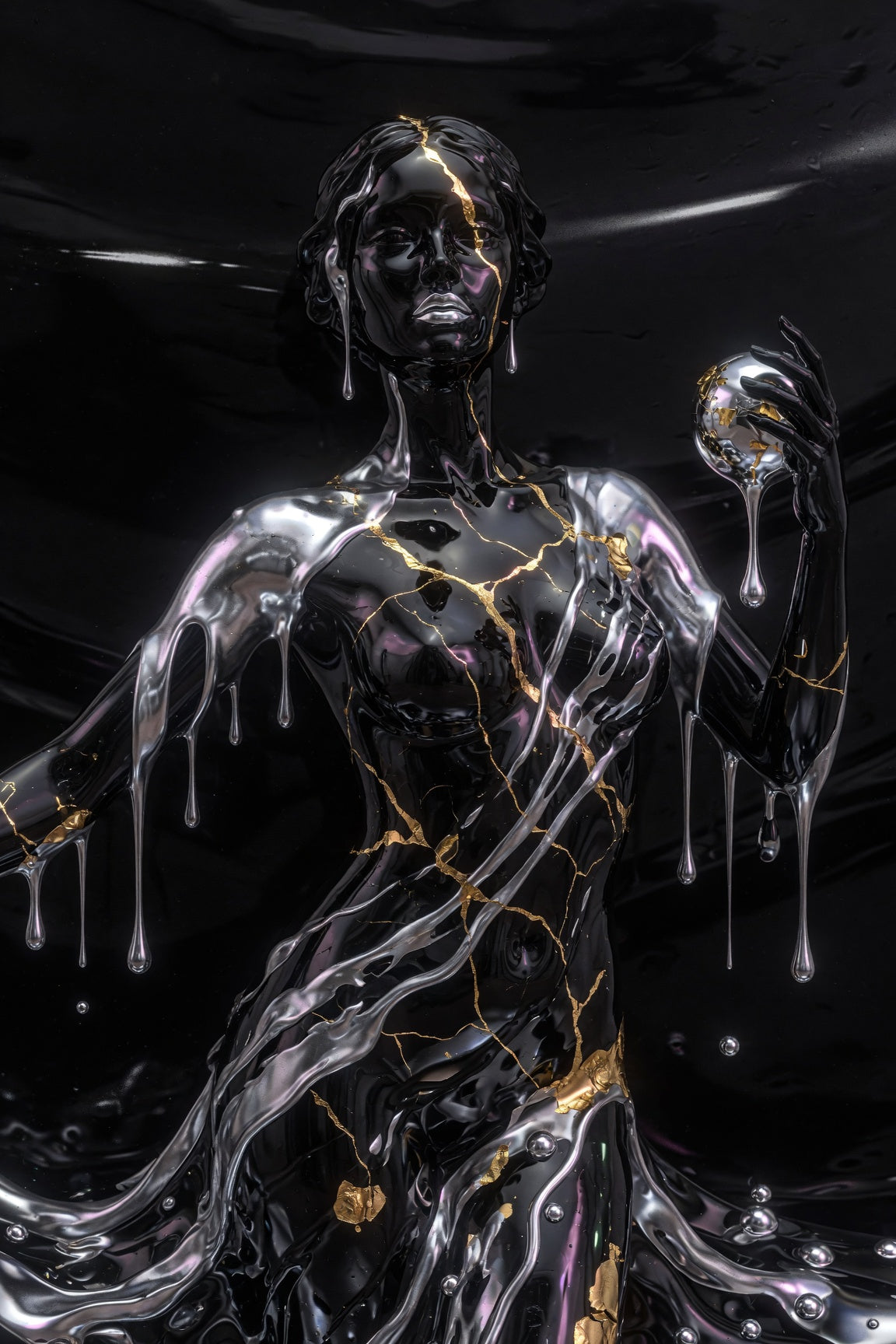 OBSIDIAN VEIL™  Acrylic Luxe Edition™