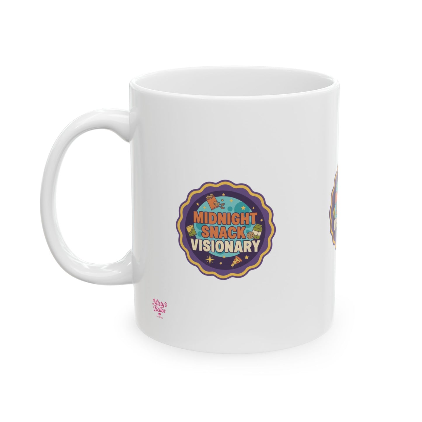 "Midnight Snack Visionary" Ceramic Coffee Cup (11oz/15oz)