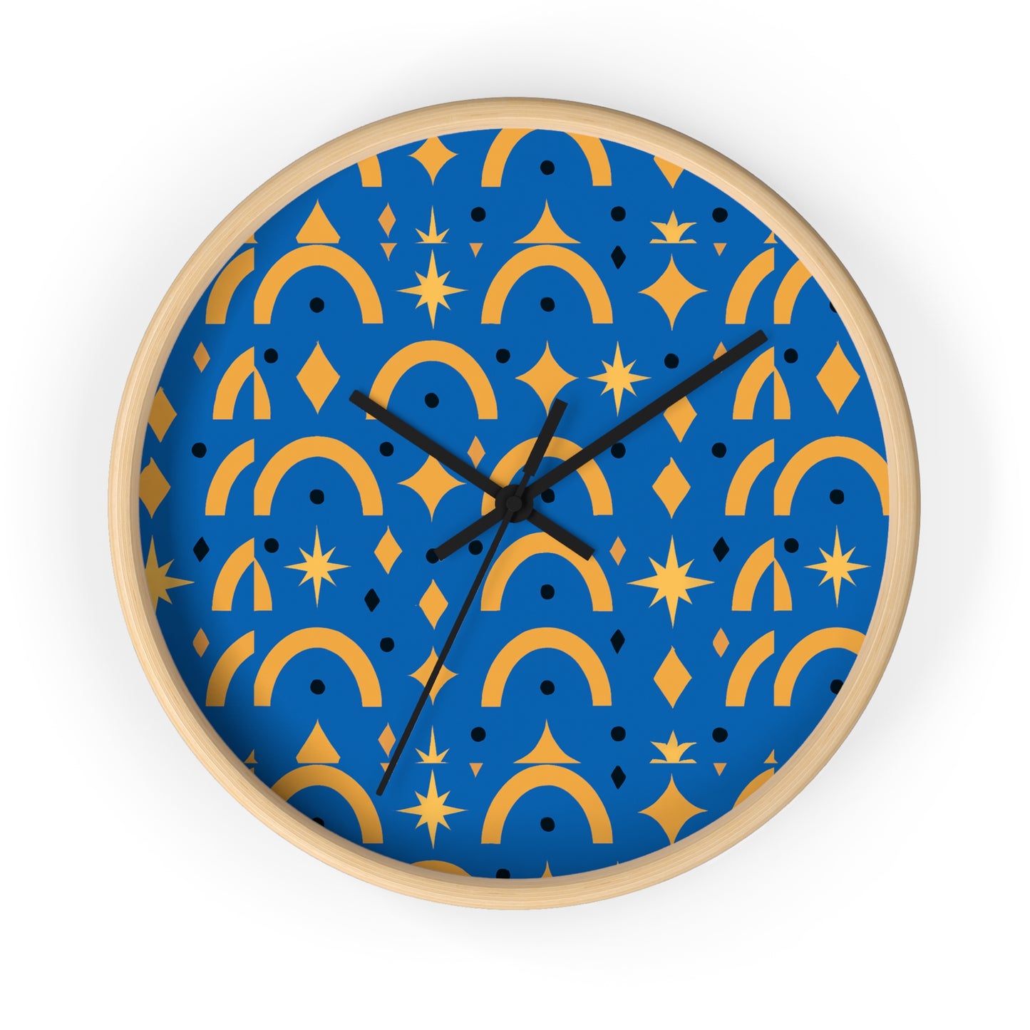 Blue Dawn Retro Wall Clock
