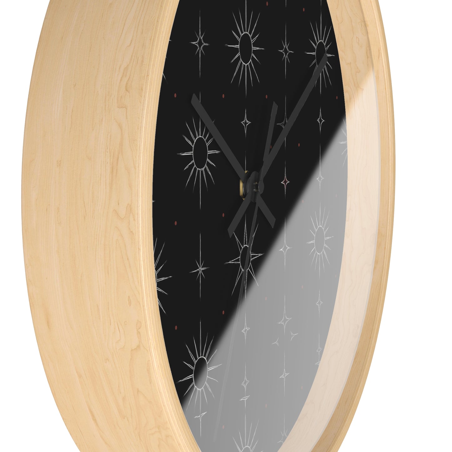 Midnight Starburst Wall Clock