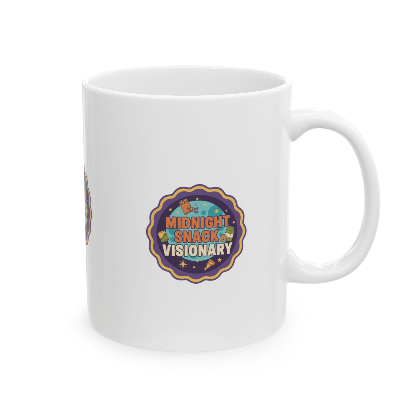 "Midnight Snack Visionary" Ceramic Coffee Cup (11oz/15oz)