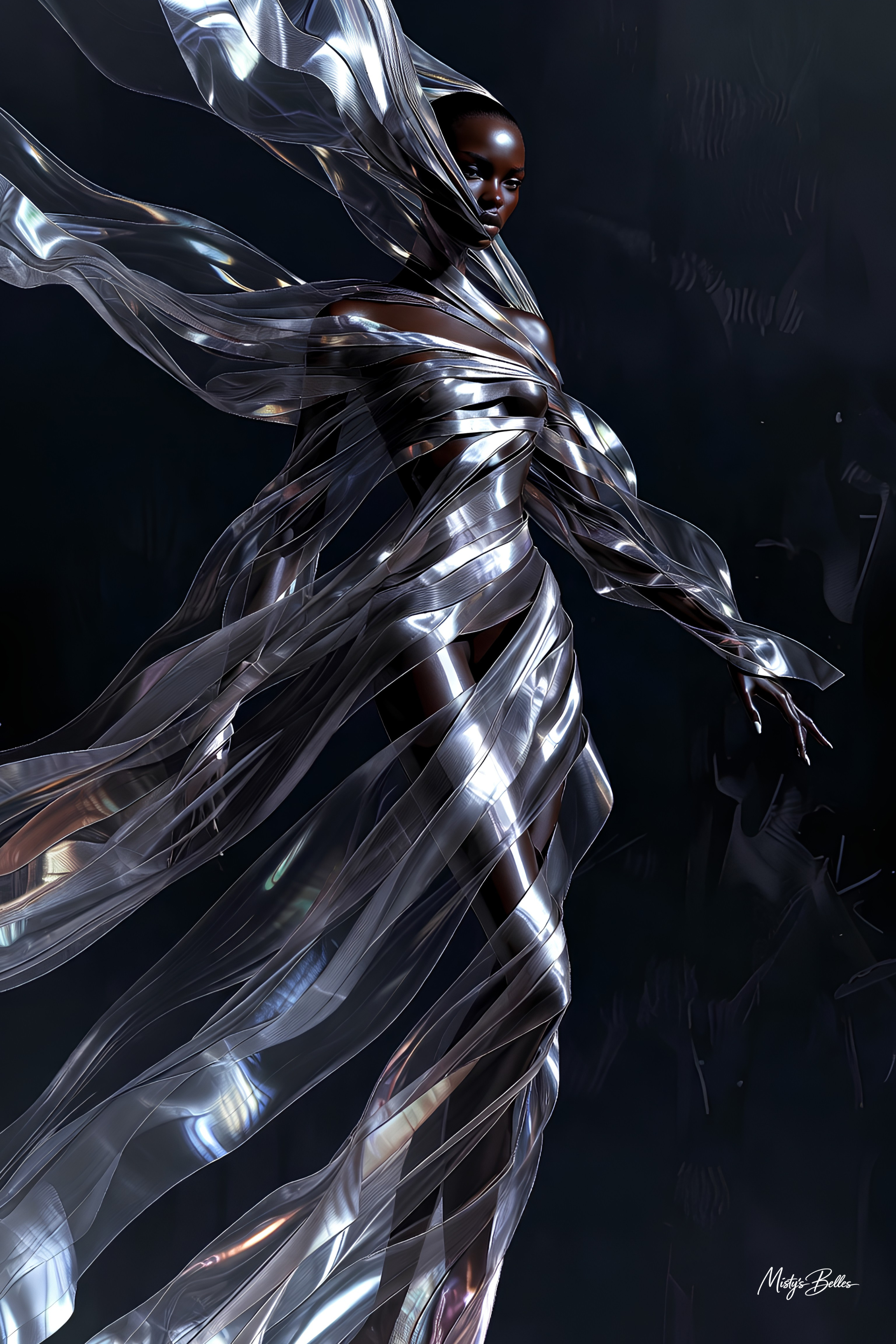 Prismatic Veil™ | Digital Artwork