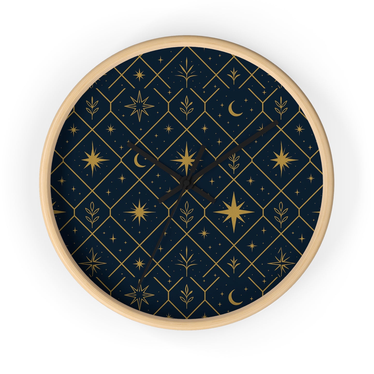 Luna Belle Signature Clock
Celestial Starburst Teal & Gold Wall Clock – Mid-Century Modern Decor