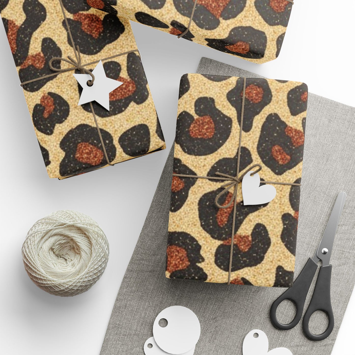 Belle Leopard Wrapping Paper