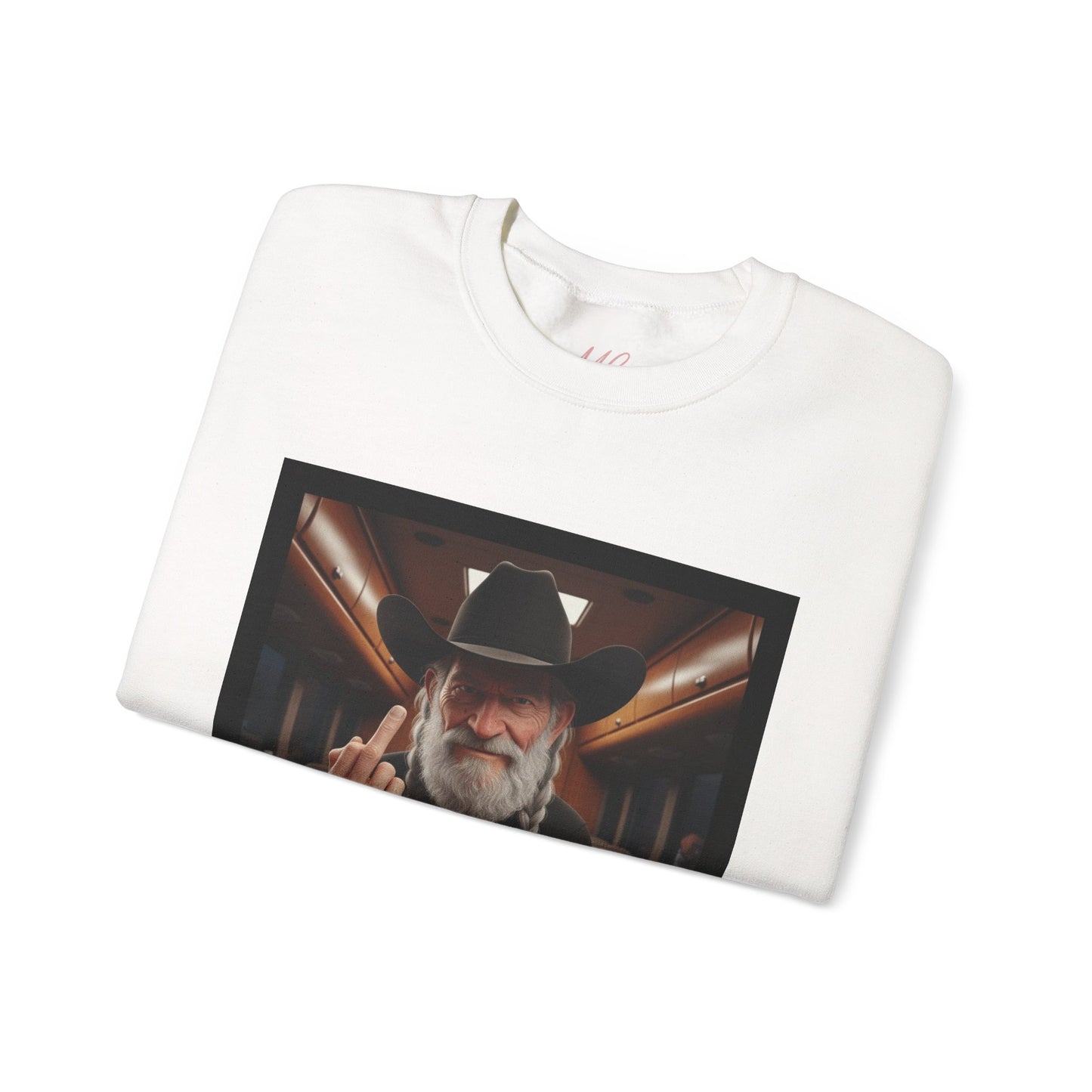 Outlaw Kiss Graphic Sweatshirt – Skull Tank Cowboy Edition