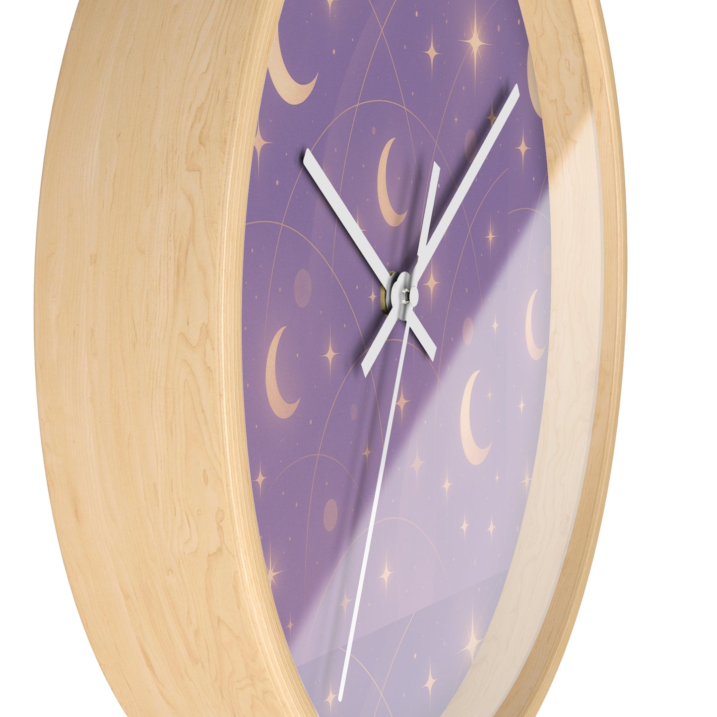 Golden Retro Arches Wall Clock