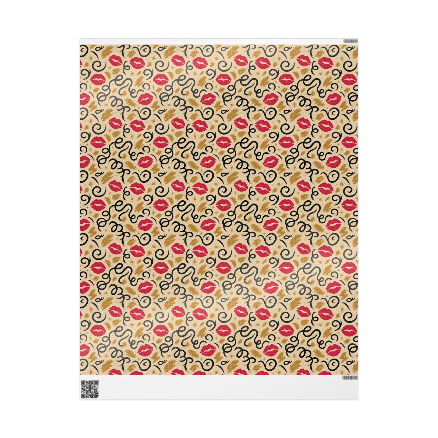 “Festive kisses”Wrapping Paper