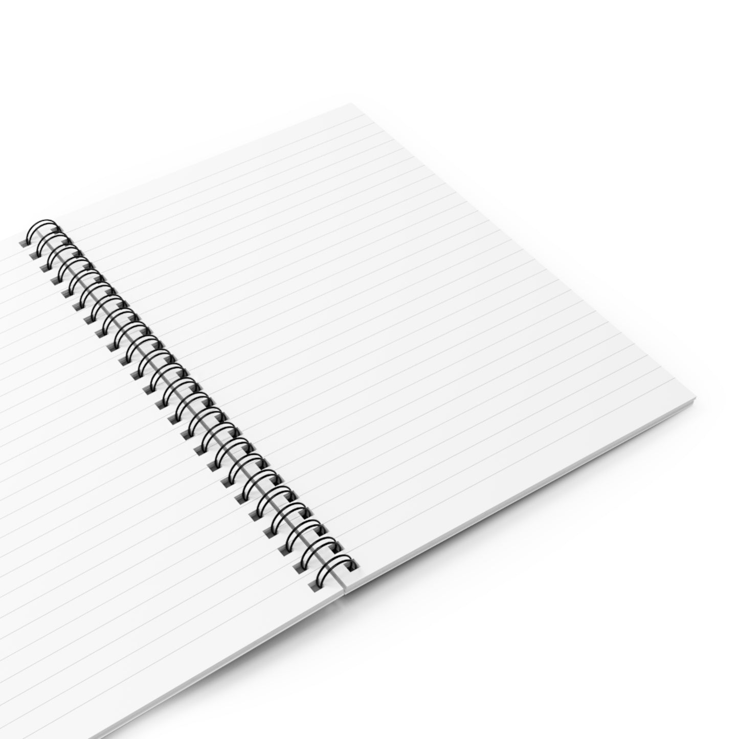 Spiral Notebook - Ruled Line with blank pages for notes and lists, featuring a spiral binding, perfect for everyday use.