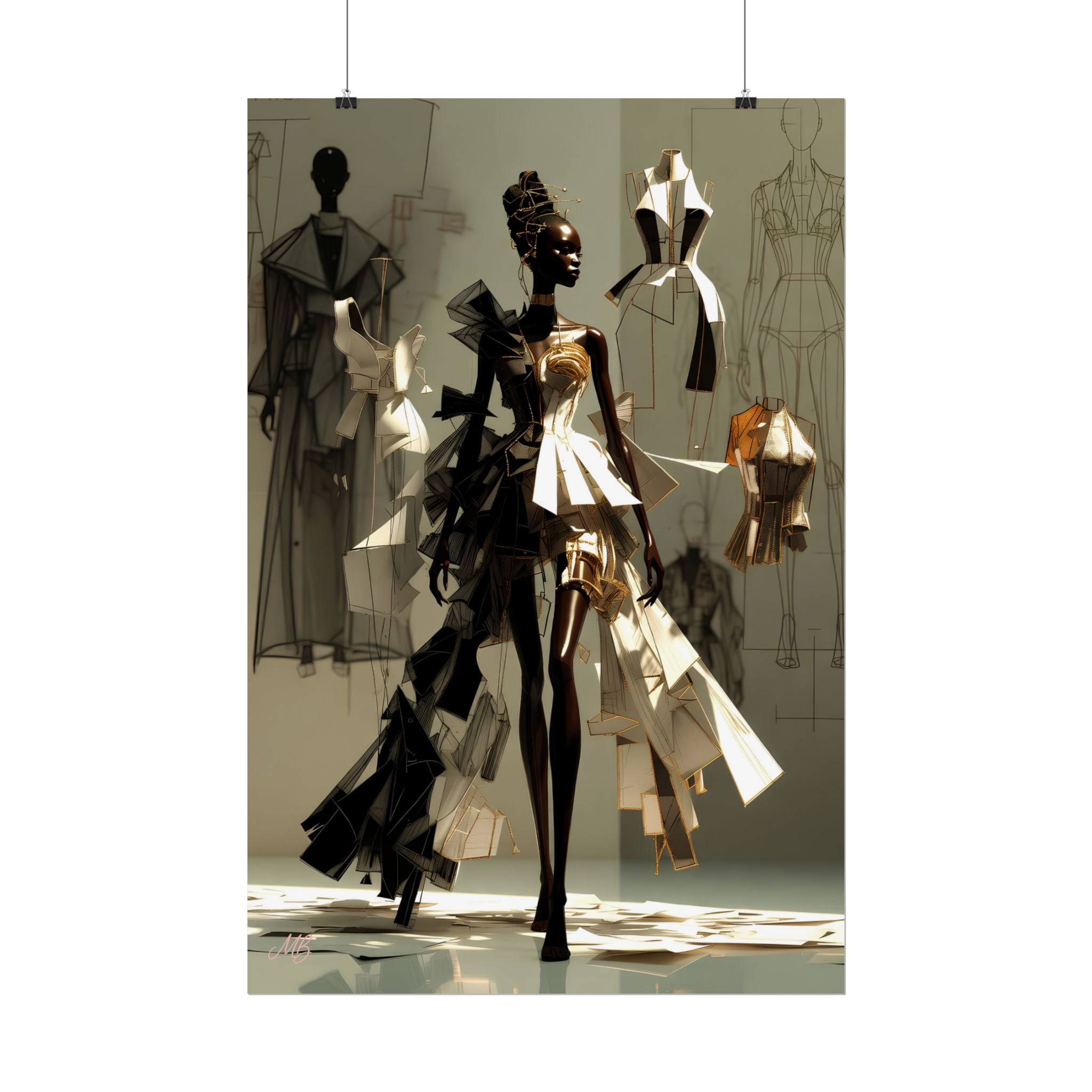 Fashion Studio — Fine Art Print | MISTY’S BELLES™