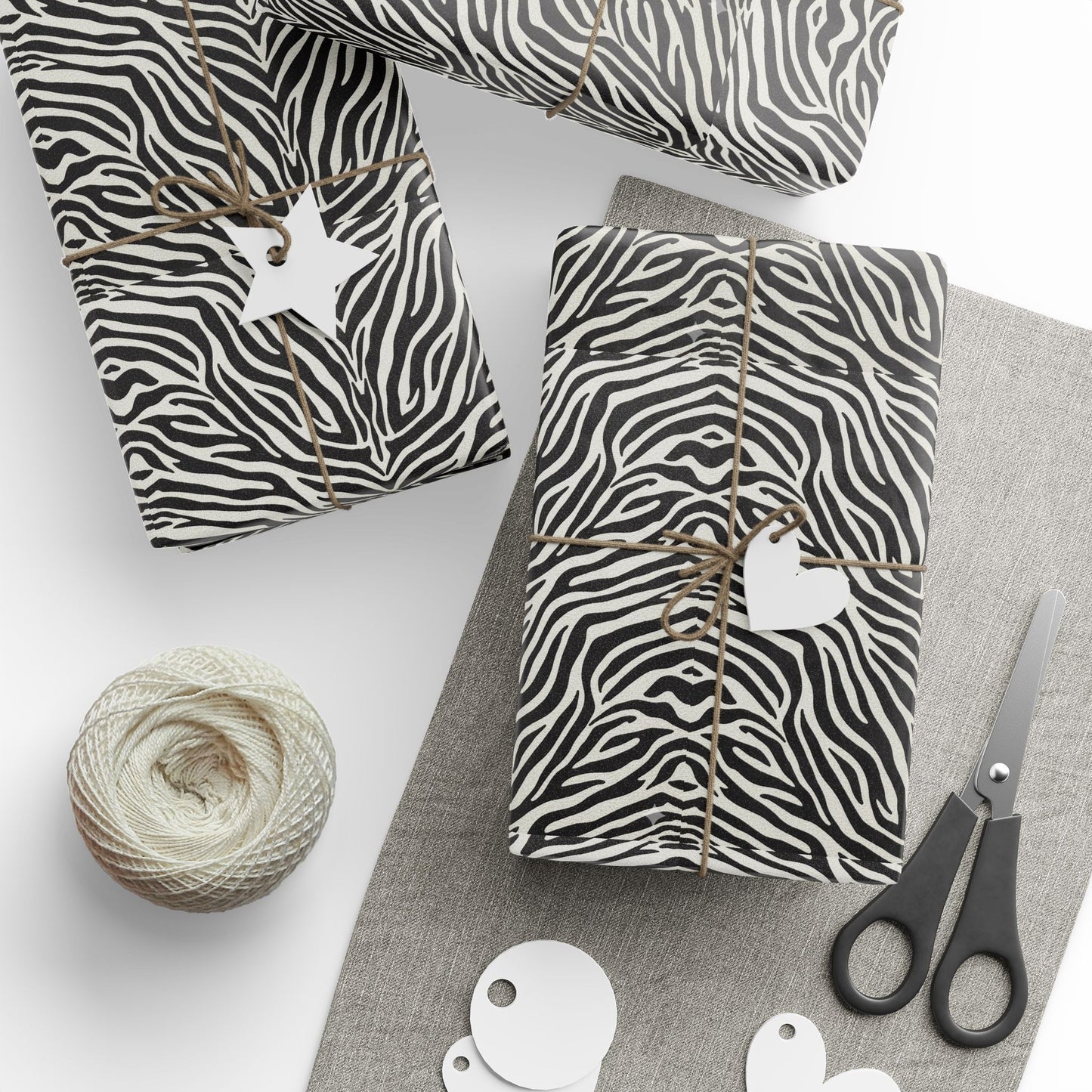 Gift Wrapping Paper - Zebra Design for Festive Occasions