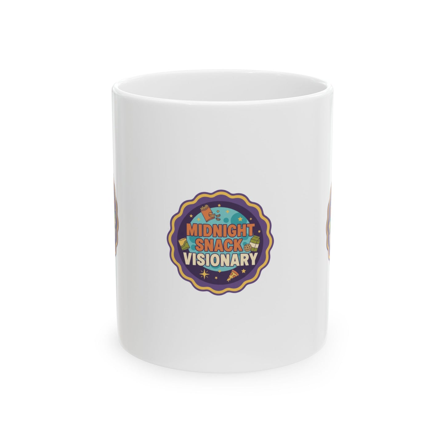 "Midnight Snack Visionary" Ceramic Coffee Cup (11oz/15oz)
