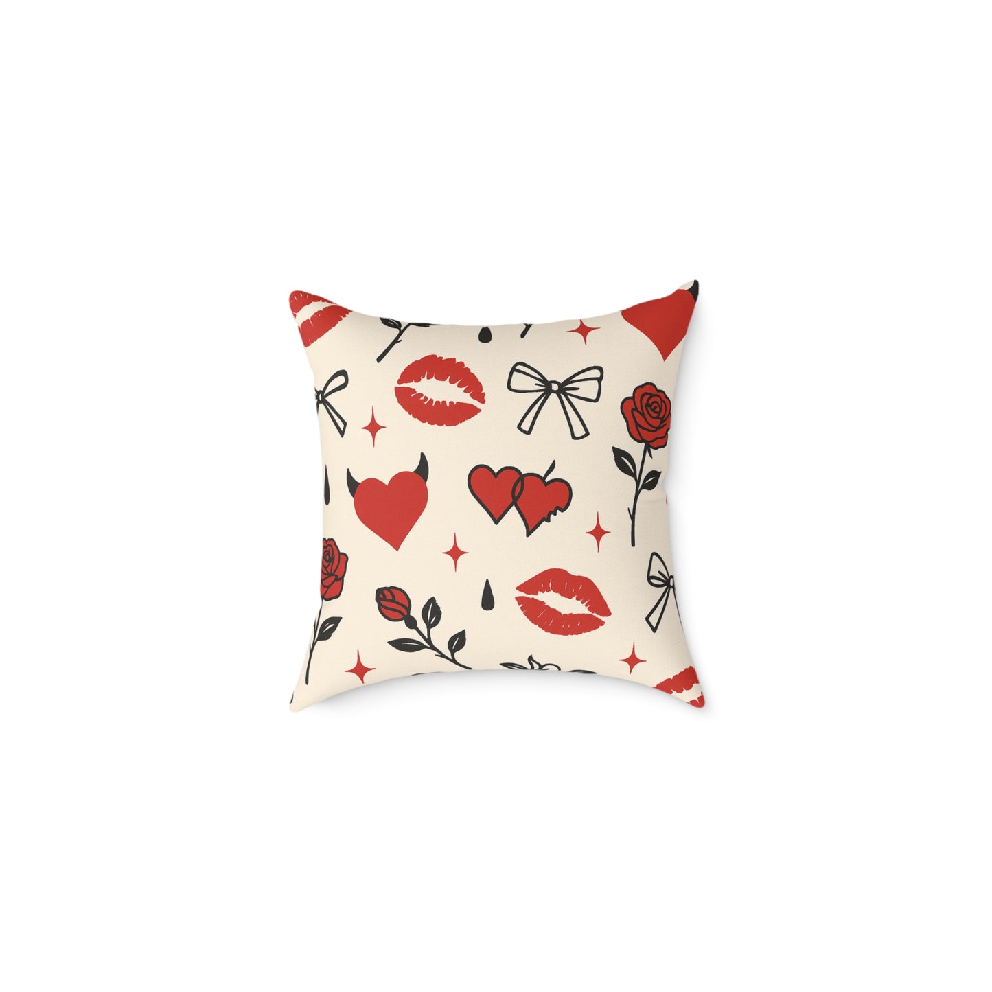 Anna Belle Signature Print Throw Pillow