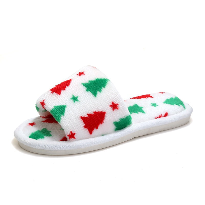 Cozy Belle Plush Slippers – Holiday Edition 🎄✨