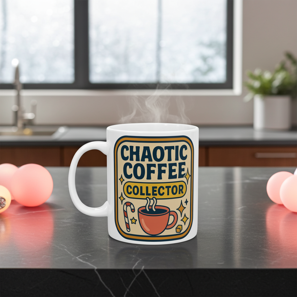 Coffee Mug — "Chaotic Coffee Converter" Retro Ceramic Mug (11oz, 15oz)