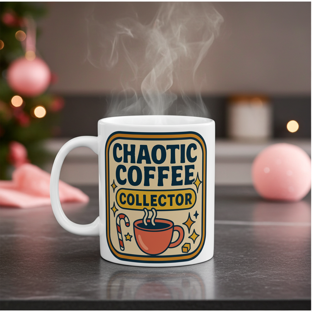 Coffee Mug — "Chaotic Coffee Converter" Retro Ceramic Mug (11oz, 15oz)
