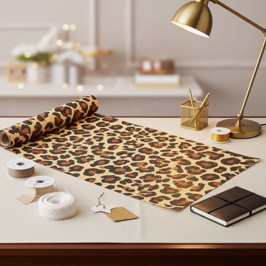 Belle Leopard Wrapping Paper